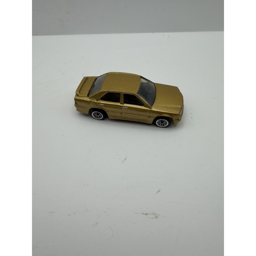 Hot Wheels Gold Diecast Sedan Car Large Scale Black Base Loose Used BMW